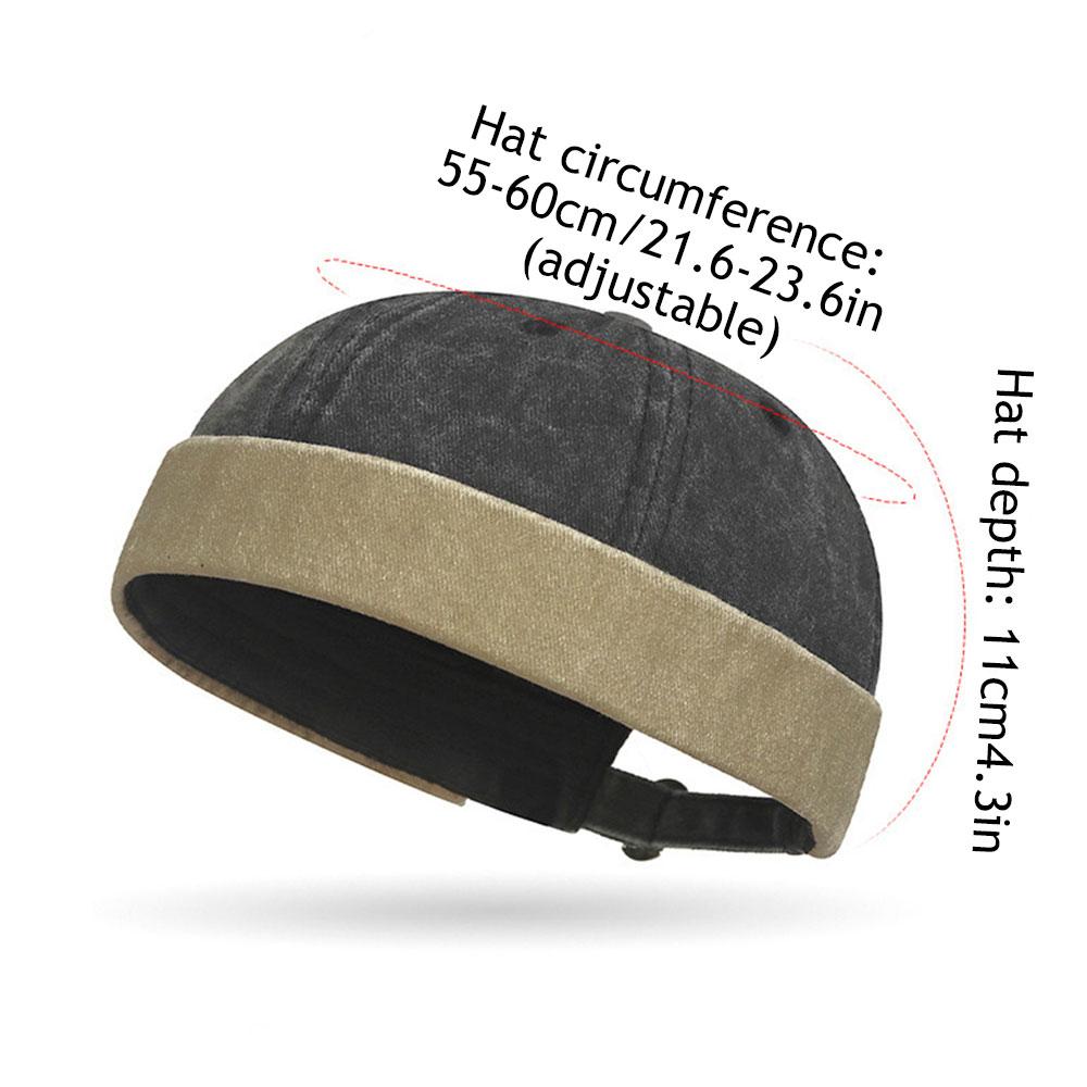 Hip Hop Beanie Street Hat Men Skullcap Fashion Street Hat Men Skullcap Women Spring Brimless Baggy Melon Cap Cuff Docker Caps