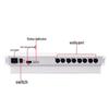 KN800 8-Channel Balanced Audio Fiber Optic Transceiver