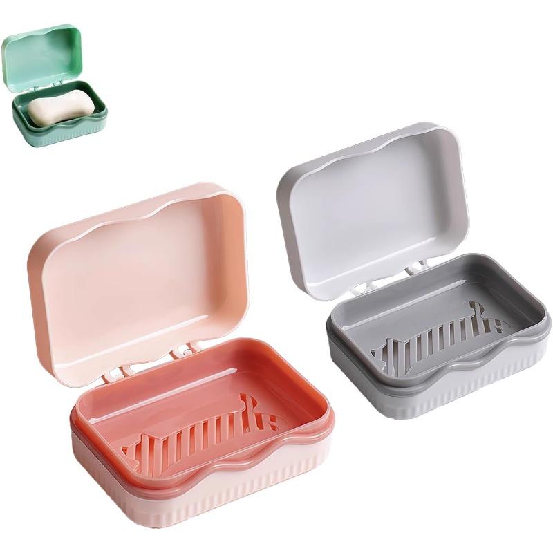 Creative Flip Soap Nordic Minimalist Plastic Drain Home Hotel Soap Box Bathroom Soap Easy To Use for Draining Water