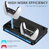 PS5 Slim/Pro Console Cooling & Charging Stand with RGB Lighting and Headphone Holder