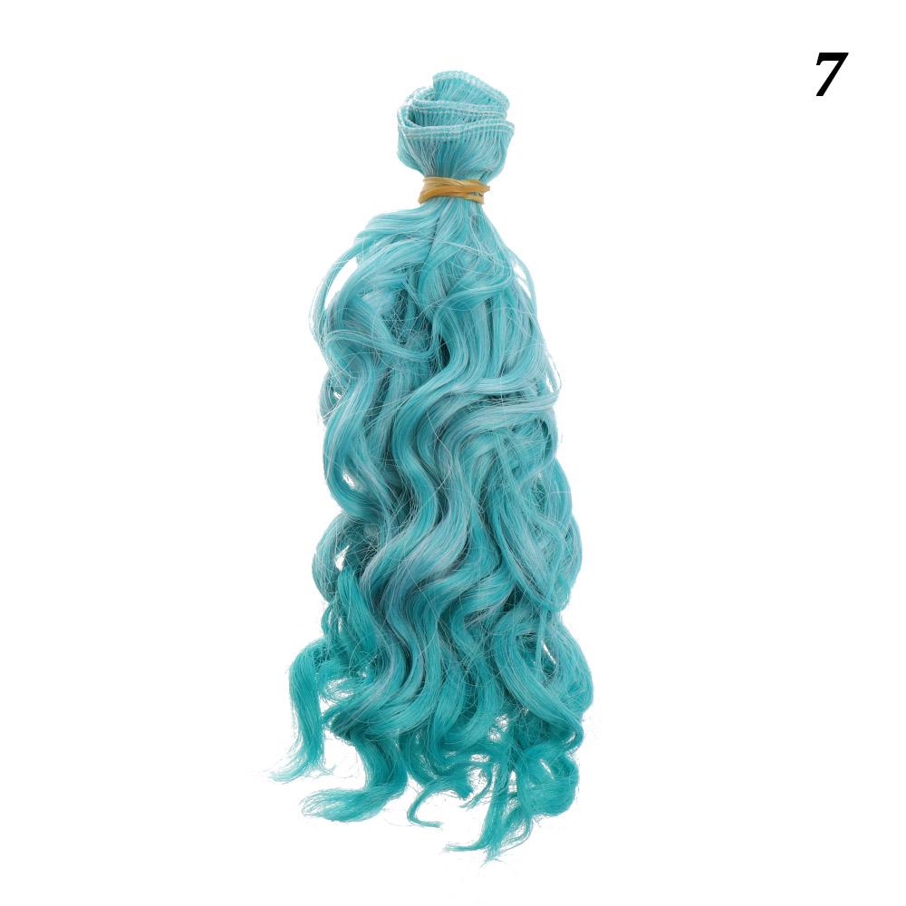 1/6 1/4 1/3 Fashion Small Tresses High-Temperature Screw Periwig Curly Wigs Diy Doll Hair Accessory Doll Toupee Kid Plaything Present