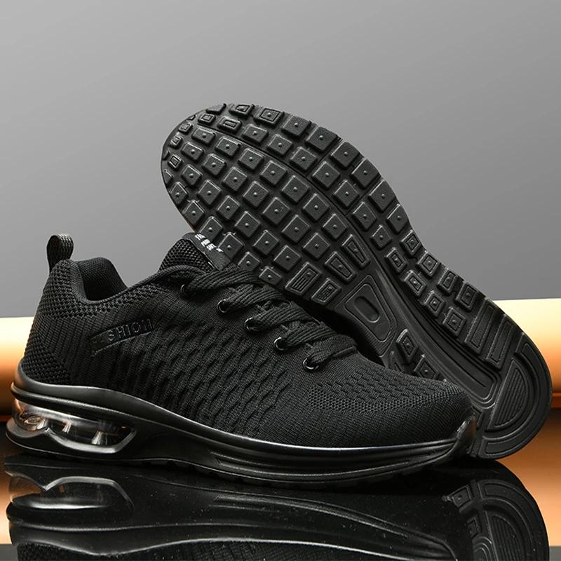 Fashion Men's Sports Shoes Spring New Mesh Breathable Sports Shoes Fashionable Lace Up Casual Shoes Anti Slip Lightweight Running Shoes