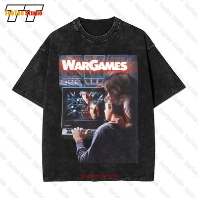 Wargames Poster 80S Movie Vintage Oversized T-Shirt WAH3