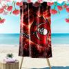 Tampa Bay Buccaneers2 Print Beach Towel, Large Soft Quick Dry Towel for Beach Camping Swimming