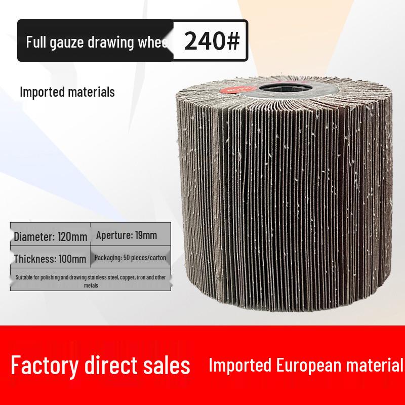Stainless Steel & Nylon Fiber Polishing Wheel for Metal Scratch Removal