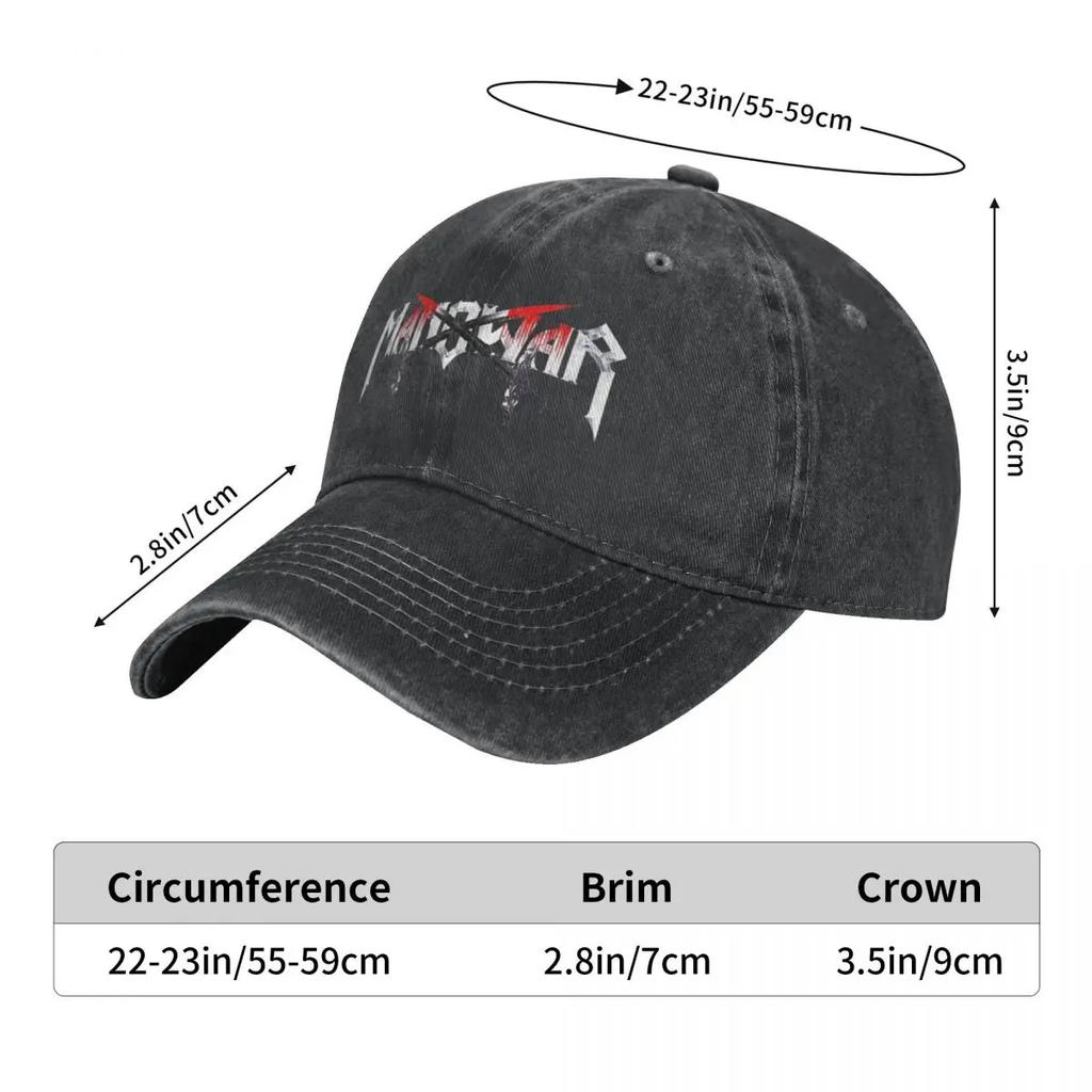 Manowar Men Women Baseball Cap Heavy Metal Distressed Washed Caps Hat Fashion Outdoor Activities Sun Cap