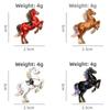New Vintage Horse Brooches Traditional Elegant Running Horse Brooch Enamel Zodiac Animal Badge Jewelry Accessories