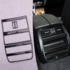Car Carbon Fiber Rear Air Vent Outlet Trim Cover Set Fit for BMW 5 Series F10 2011-2017