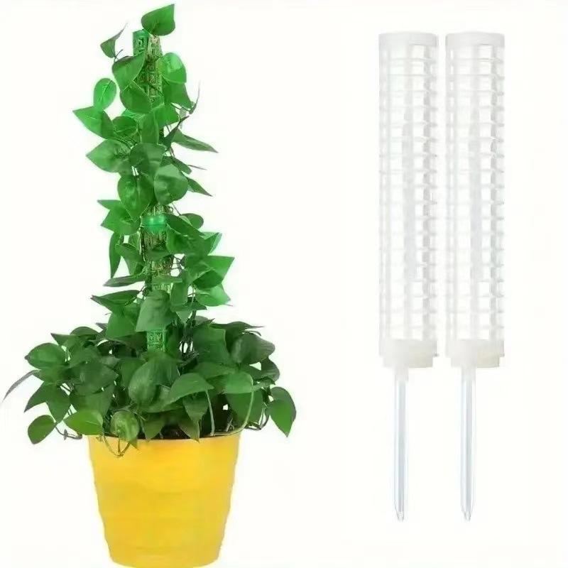 Moss Pole Plastic Plant Stand Indoor Climbing Plants Guardian Tutors Pot Moss Stick For Plants Growth Garden Support Accessories