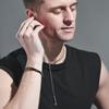 Shape Earphone Trendy Necklace For Men And Women Stylish Titanium Jewelry Steel