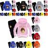 Set Hoodie Kinder Hose Jungen Langarm Cartoons Druck Trainingsanzug