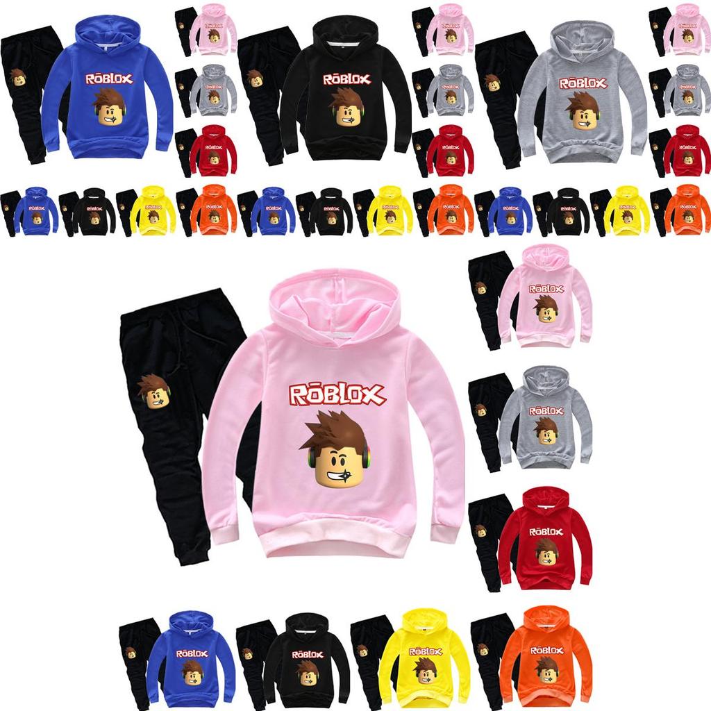 Set Hoodie Kinder Hose Jungen Langarm Cartoons Druck Trainingsanzug