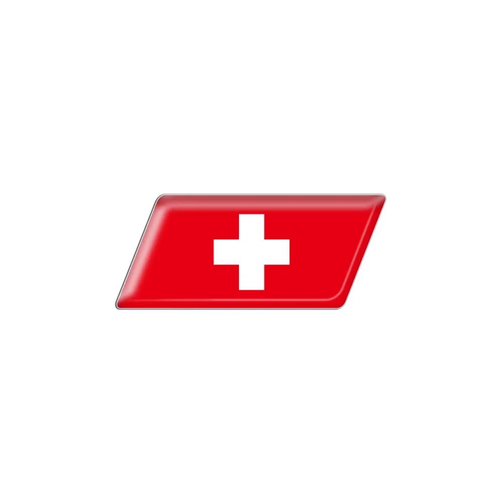 3D Epoxy Car Styling Body Trunk Decor Sticker with Bangladesh Kurdistan Israel Brazil Palestine Poland France Flag Emblem
