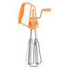 Egg Beater Stainless Steel Plastic Hand Crank Autorotation Effort Saving Manual Hand Mixer for Home Kitchen Cooking