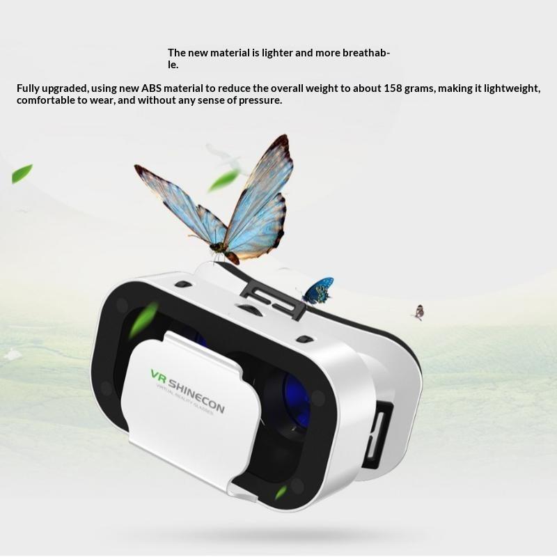 3D Glasses Breathable Sponge Pad Comfortable Long Wear Virtual Reality Goggles for Most Phones for Party Gaming Use