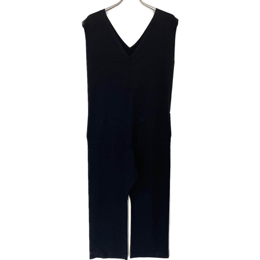 chaos Black Silk-blend Knit Jumpsuit Overall All-in-one F blackUsed