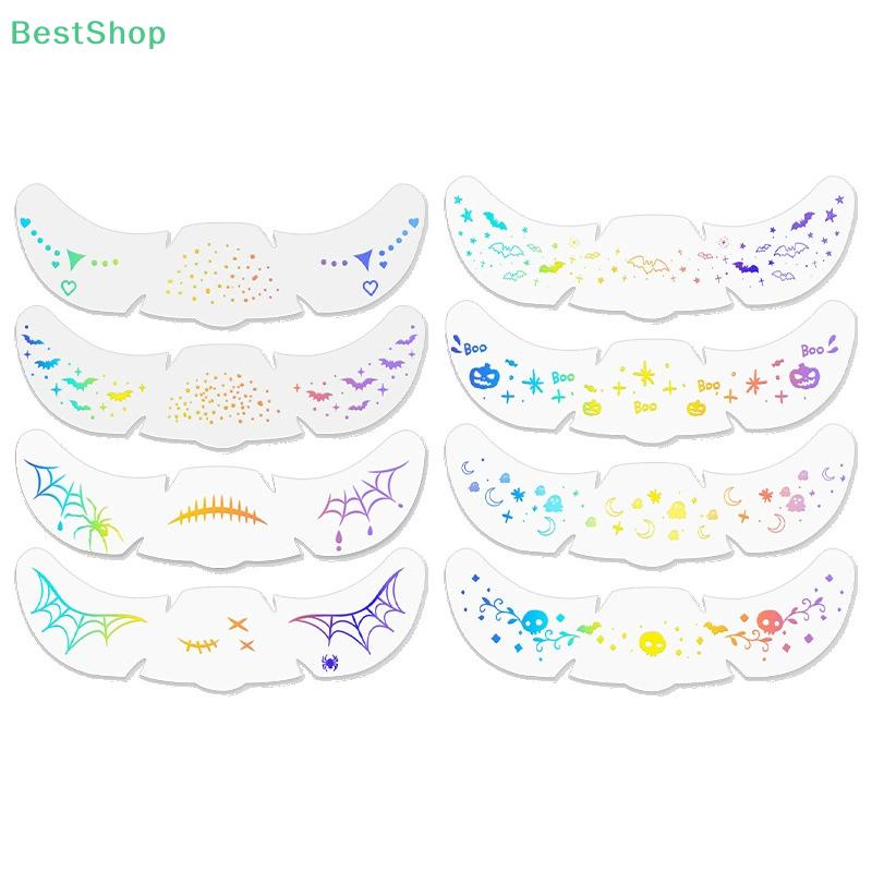 1Pcs Laser Halloween Freckle Tattoo Patch,Temporary Tattoo Stickers Hot Stamping Freckles Makeup Patches Face Makeup