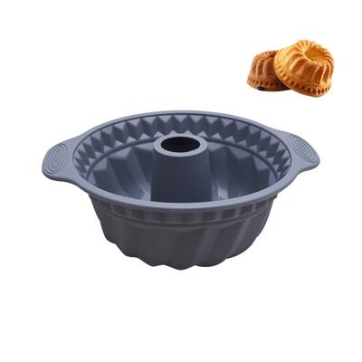 Doppelohr Silikon Mousse Kuchenform Hochtemperaturbeständige Kuchenform DIY Kuchen Backwerkzeug