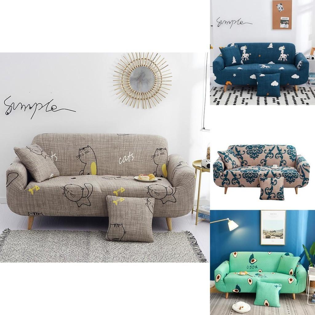 Elegante Geometrische Blumenmuster-Überwürfe für 1/2/3/4-Sitzer-Sofas Mit Knitterarmem Design