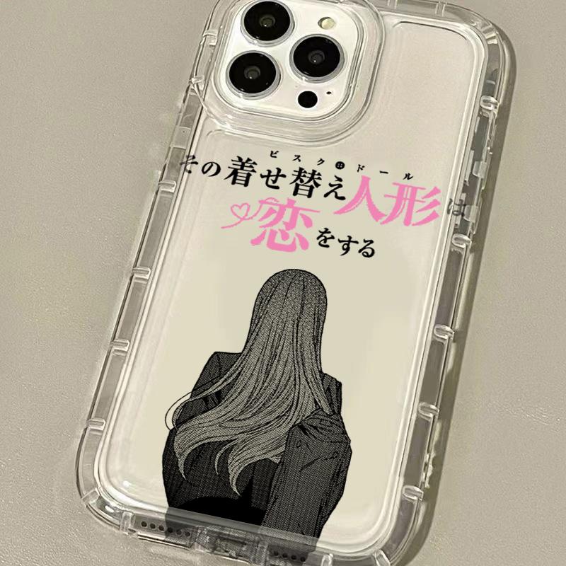 Cute Animal Female Lead Kitagawa Marin Case For iPhone 16 15 14 13 12 11 Pro Max Plus 7 8 Plus XR X XS SE 2020 Silicone Etui