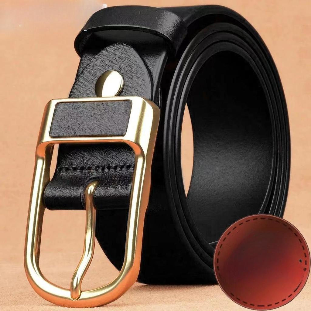 Belt For Men Business Casual Vintage Luxury Brand Leather Belt Men Designer For Jeans Fashion Pin Buckle Strap