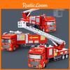 Inertia Large Fire Rescue Truck Toy For Boys With Water Gun And Ladder For Imaginative Play