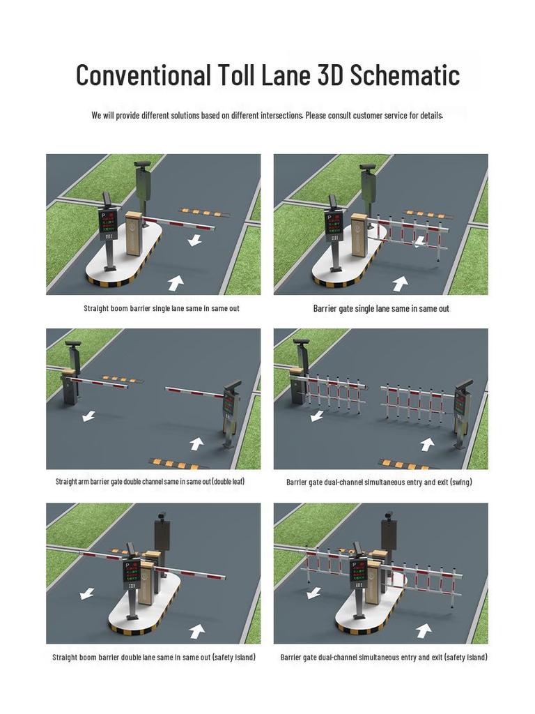 Cape Intelligent License Plate Recognition Automatic Barrier Gate System