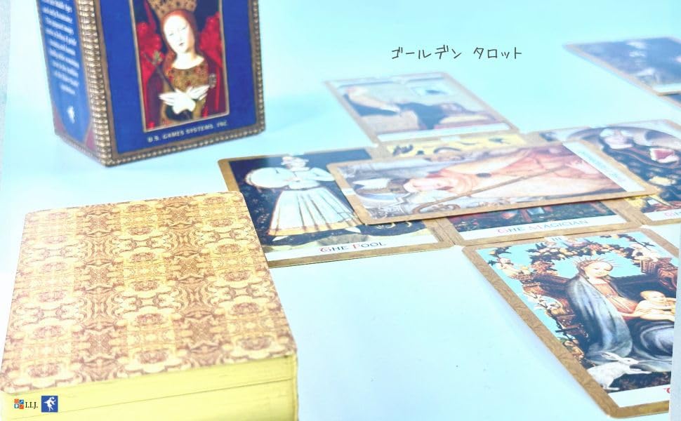 Golden Tarot Tarot Tarot Fortune with Japanese Authentic I.I.J. Cards, Telling, Instructions,
