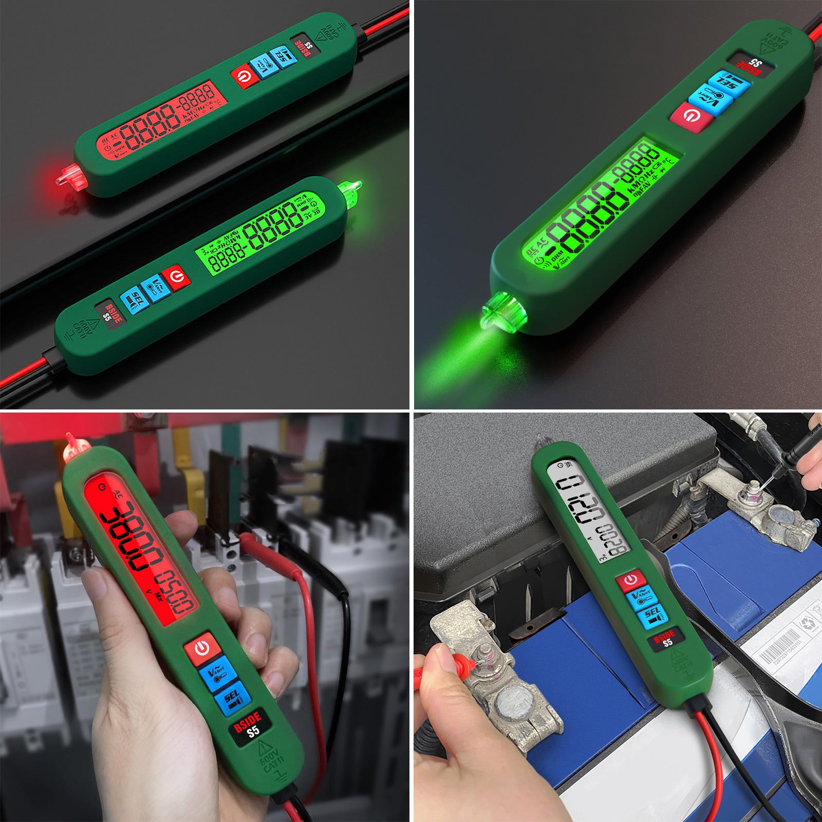 

Multimeter Tester Pen Type Voltage Detector Automatic Tester Capacitance Pen Electric Meter Tool Diode-Continuity Meter