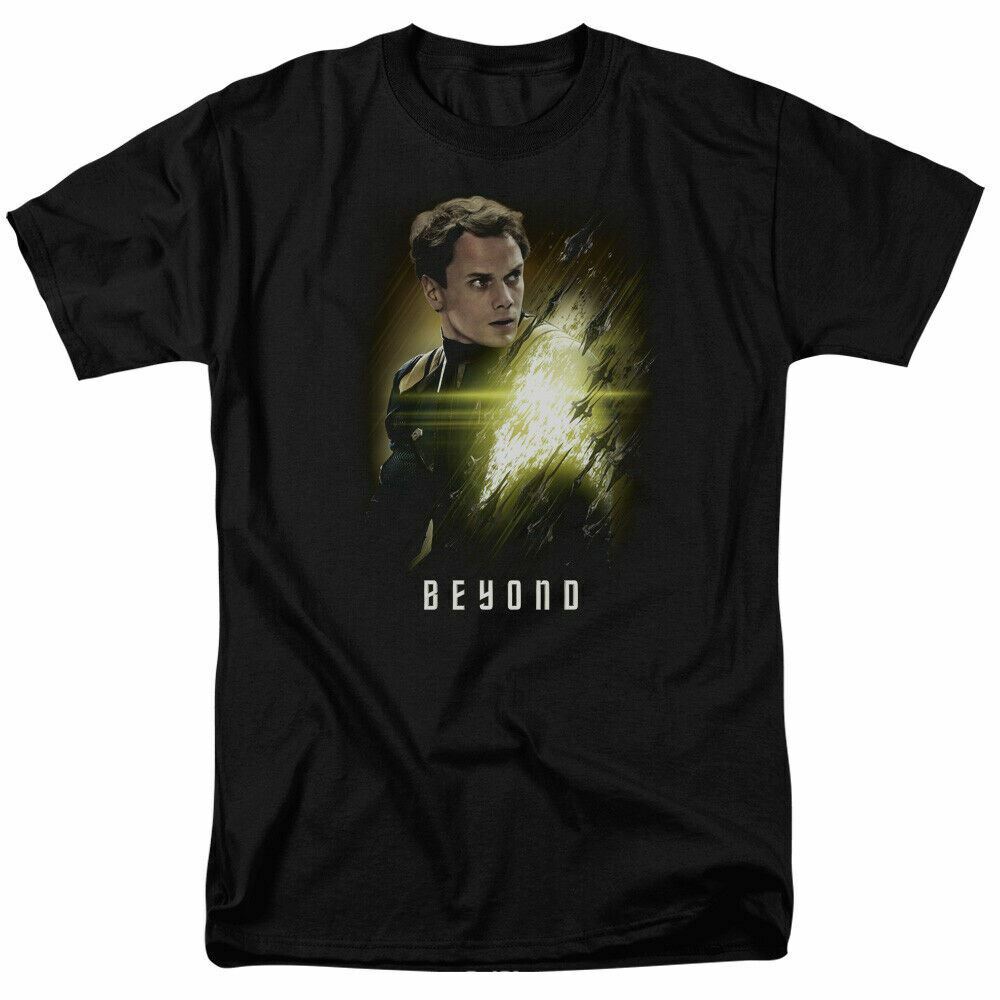 Star Trek Beyond Chekov Poster T Shirt Licensed Sci-Fi Movie Classic Tee Black XXXXL