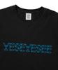 YESEYESEE Contrast Stitch Chain Logo Tee Black