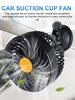 12/24V Car Cooling Fan Single Head Air Circulator Fan Sucker Electric Car Circulator Mini Car Fan Cooler for Auto Truck Off-Road