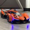 1/18 Lamborghini Vision Gran Turismo V12 GT Diecast Alloy Children's Toy Car Holiday Present High Simulation Collectibles Home Interior Gift