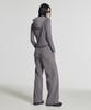 Nyuballanseu Nbmlg2W312 / Women Soft Fresh Ribbed Wide Pants (Dark Purple)