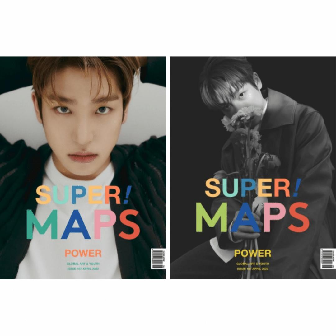 

MAPS KOREA АПРЕЛЬ 2022, обложка THE BOYZ SANGYEON, K STAR, K-POP, K FASHION