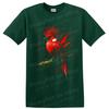 Red Crested Cardinal Bird T Shirt Tropical Wildlife Art Graphic Tee Gift Nature