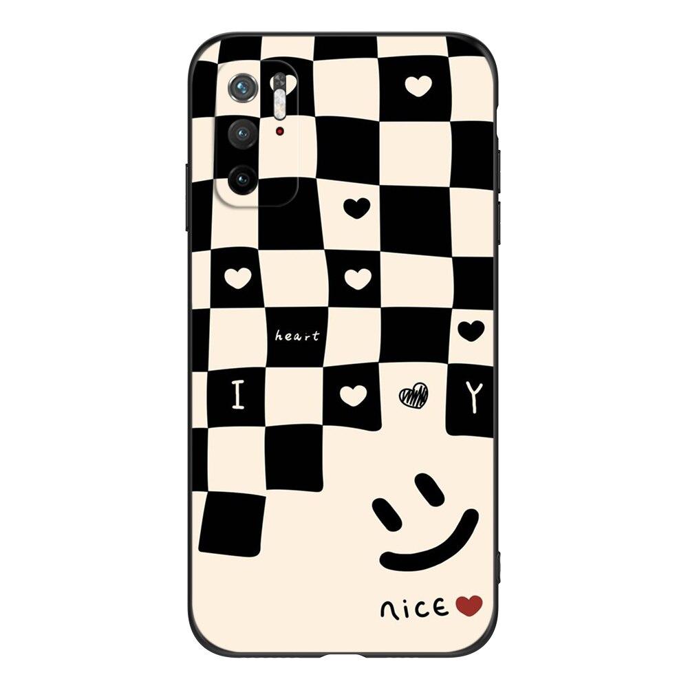 For Poco M3 Pro 5G Case 6.5" Xiaomi Redmi Note 10 5G Phone Back Cover Bumper POCOPHONE Black Tpu Case Cute Funy