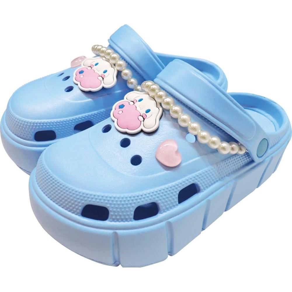 [J s Planning] sanrio Women s Slippers EVA Platform Sandals Cinnamoroll BL 23cm MEV659