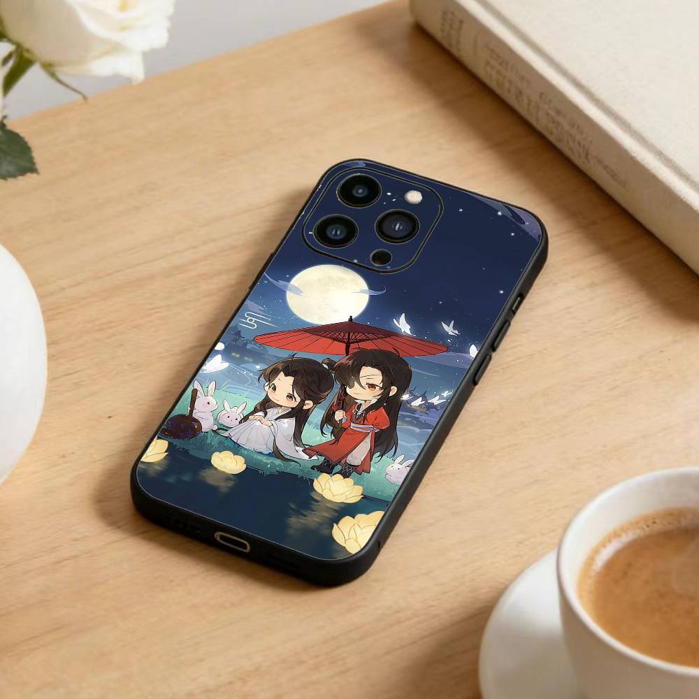 Grandmaster Demonic-Cultivation Phone Case For iPhone17,16,15,14,13,12 Plus,Max Soft Silicone Black Cover