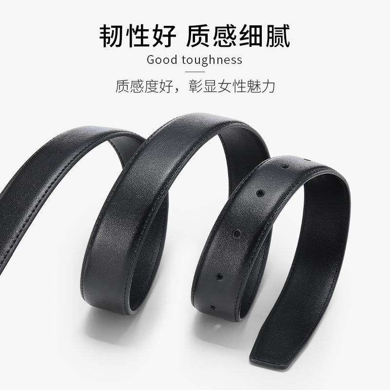 Ladies Belt Pin Buckle Belt Simple Jeans Decorative Belt Dress Sweater Suit Belt