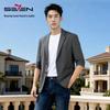 Seven Men's Cotton-Feel Wrinkle-Resistant Notch Lapel Blazer