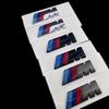 HINB3 3D ABS M Logo Car Body Side Badge Body Rear Trunk Decor Sticker Car Modification Accessorie For All BMW M Power X1 X3 X5 X7 E71