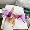 New Vintage Square Sunglasses Women Men Brand Rectangle Sun Glasses Female Oval Eyewear Oculos De Sol for Male Female Eyeglasses