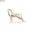 Golden/silver Horse Abstract Artwork Animal Statue Desk Decoration Ornaments Modern Horse Resin Sculpture Room Aesthetics Decor