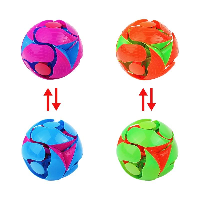 Magic Color-Changing Ball Toy Hand Throwing Telescopic Balls Hand Throwing Creative Fun Toy Birthday Gift For Sports Toy Ball