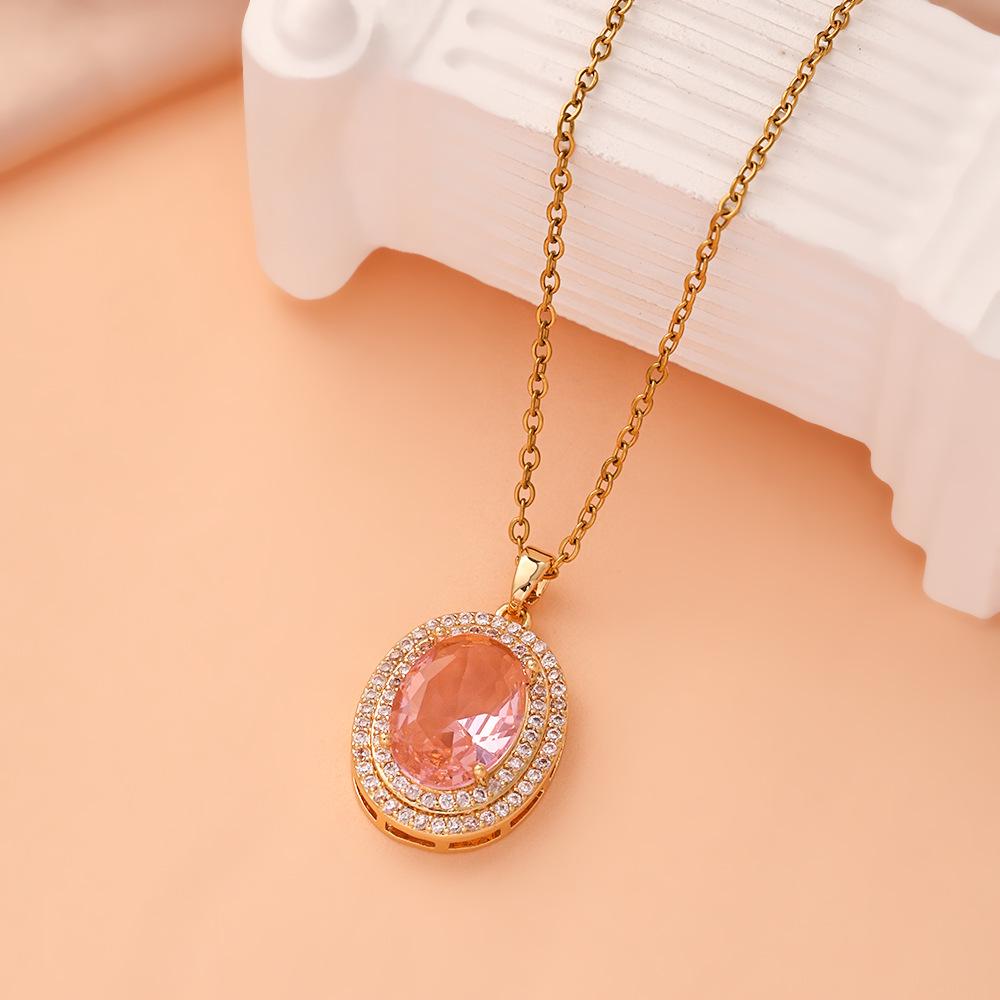 Women's Luxury Titanium Steel Pendant Clavicle & Long Sweater Necklace - Niche Design
