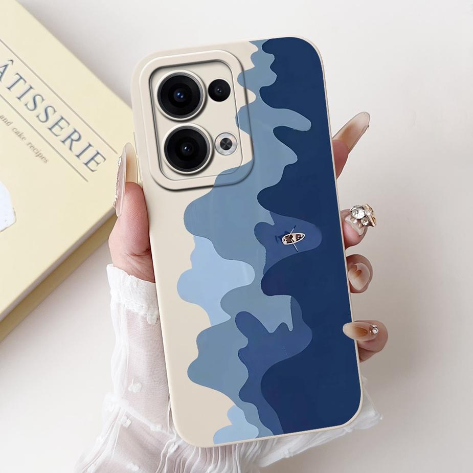 For Oppo Reno 13 Pro 5G Case CPH2697 Luxury Fashion Candy Painted Cover Soft TPU Phone Case For Oppo Reno 13 Reno13 Pro 5G Shell