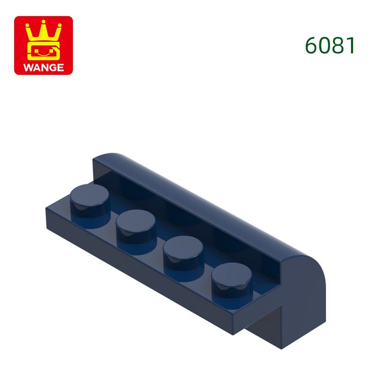 44Pcs/lot 6081Corner 4Hole Slope Curved 2x4x1 1/3 featuring Top Block Moc Colour Accessories Works With featuring Brick Kids Toy