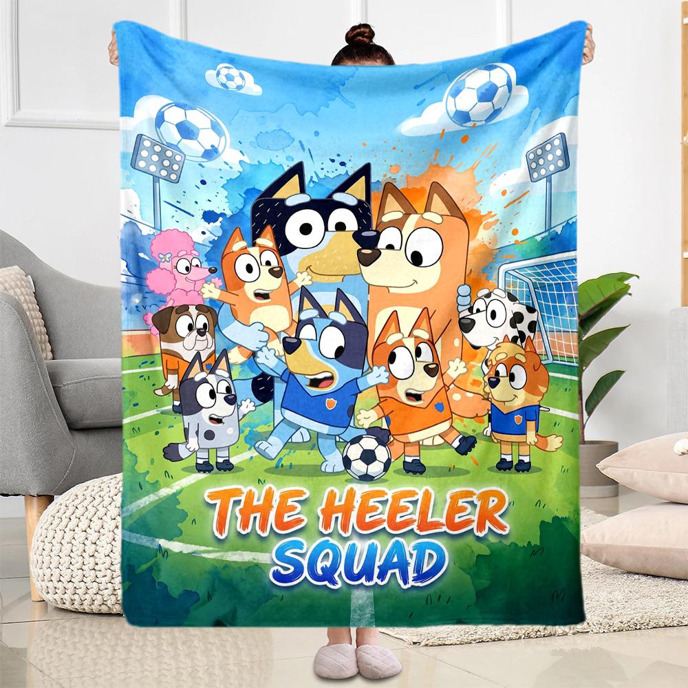 Christmas Friends Celebration Customize Your Name Blanket Multi-purpose Customizable Blanket Warmthful Decor Great for Nap Living Room Office Couch