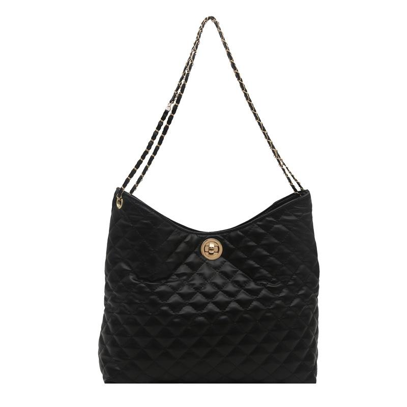 Underarm bag women's bag large capacity 2025 new autumn and winter niche diamond chain bag fashionable shoulder messenger bag